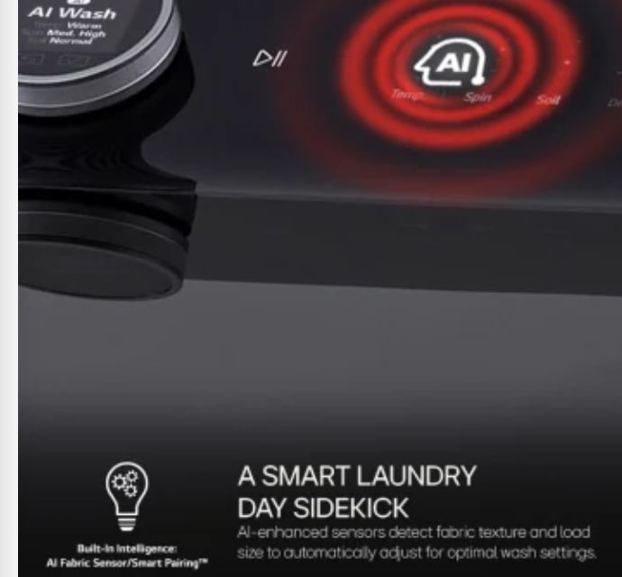 LG Top Load Washer and Dryer Set with WiFi. Only Used Twice - Like New - Chariton, IA, photo 4 of 6