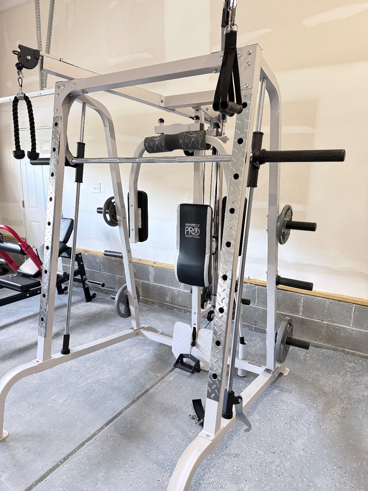 Marcy Pro Squat Rack, Full Cage with Cables - Like New – Mechanicsville, VA, photo 2 of 2