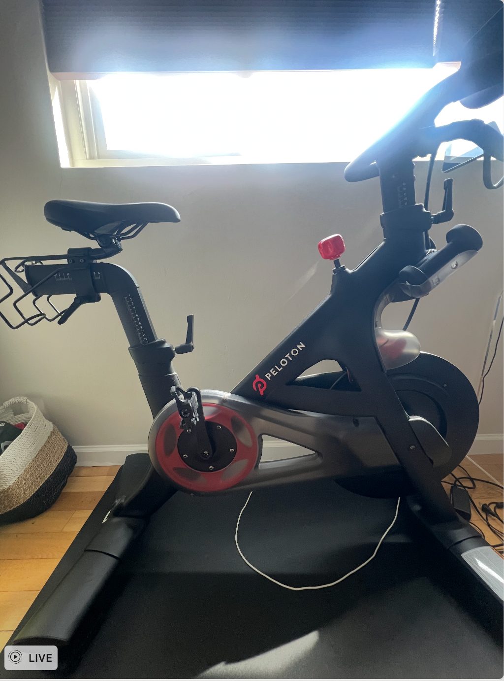 Peloton Bike, Includes Accessories - Excellent – Los Angeles County, CA, photo 3 of 4