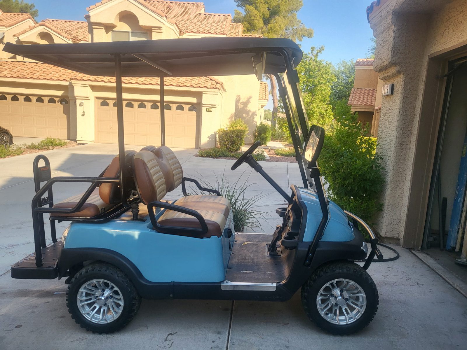 Axis EV Golf Cart, Coastal Blue 4-Seater with Canopy - New - 2025 – Las Vegas, NV, photo 2 of 5