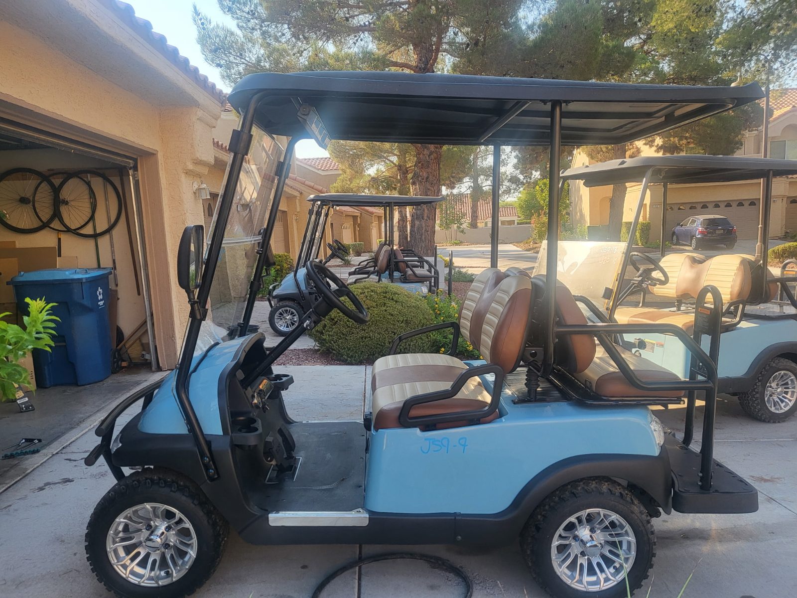 Axis EV Golf Cart, Coastal Blue 4-Seater with Canopy - New - 2025 – Las Vegas, NV, photo 4 of 5
