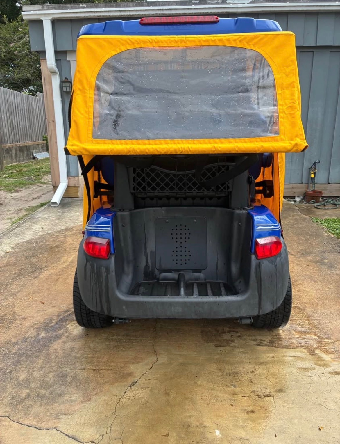 Club Car Golf Cart, Blue with Canopy - Like New – Titusville, FL, photo 2 of 8