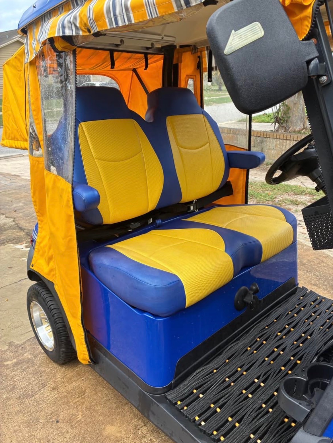 Club Car Golf Cart, Blue with Canopy - Like New – Titusville, FL, photo 5 of 8