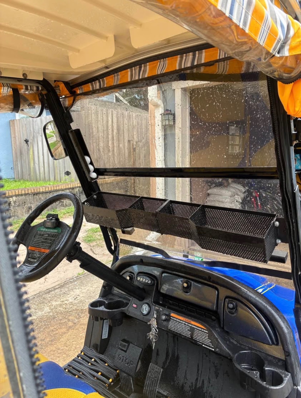 Club Car Golf Cart, Blue with Canopy - Like New – Titusville, FL, photo 6 of 8