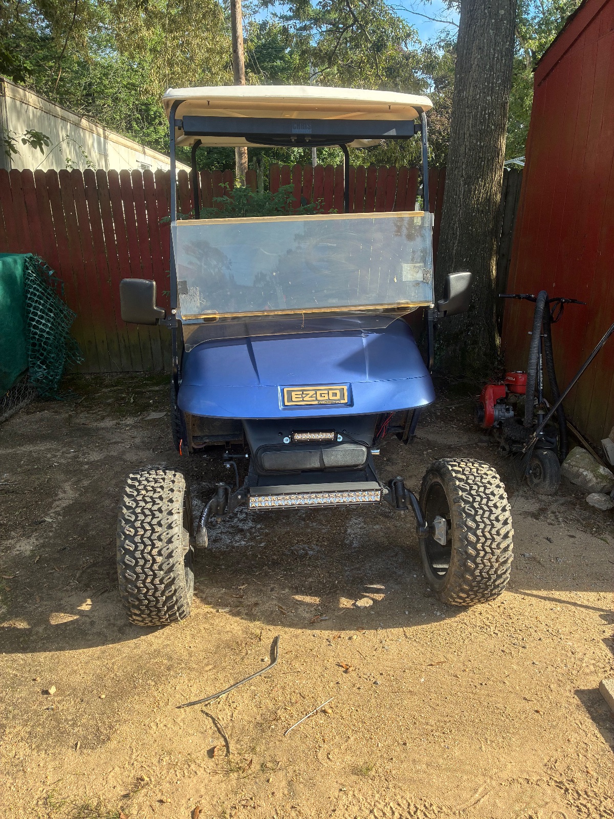 EZ-GO Golf Cart, Blue with Off-Road Tires - Good - Millville, NJ, photo 2 of 4