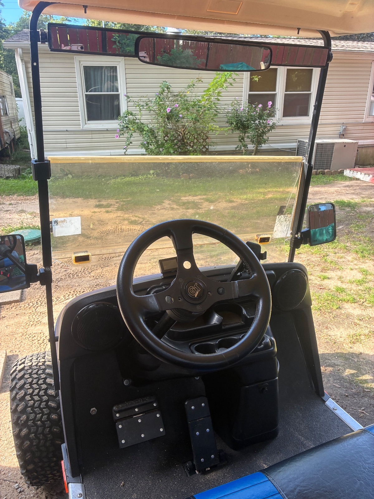 EZ-GO Golf Cart, Blue with Off-Road Tires - Good - Millville, NJ, photo 3 of 4