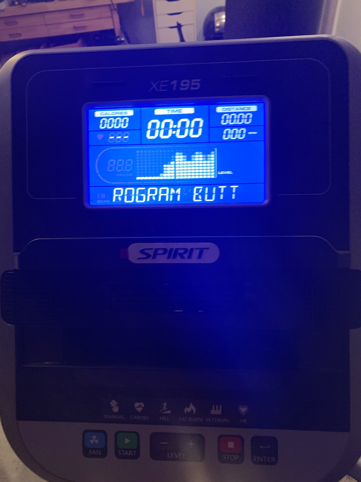Spirit Fitness XE195 Elliptical - Like New - Pflugerville, TX, photo 2 of 7
