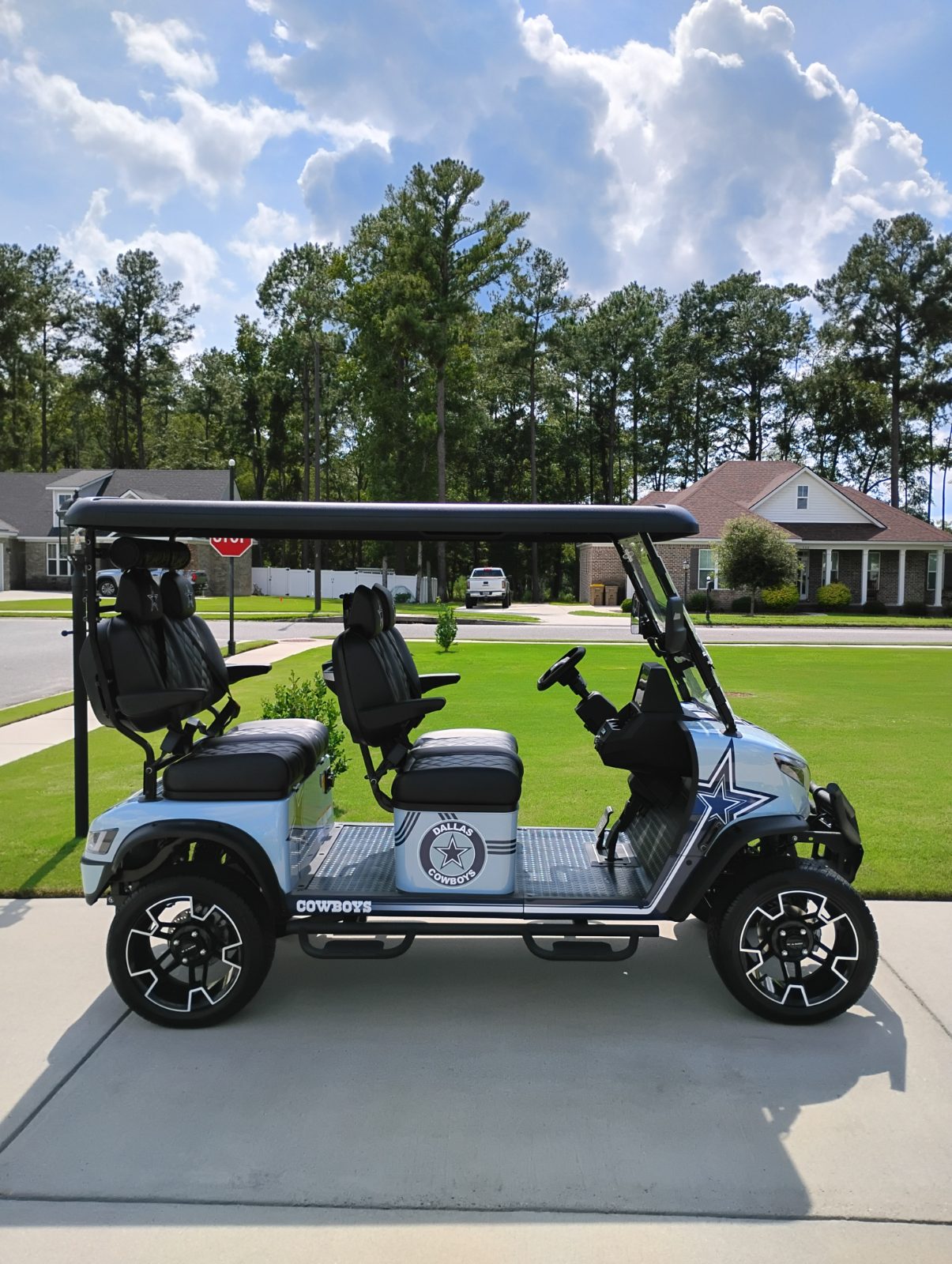 Kandi Golf Cart, Dallas Cowboys Themed - Like New - Guyton, GA, photo 5 of 12