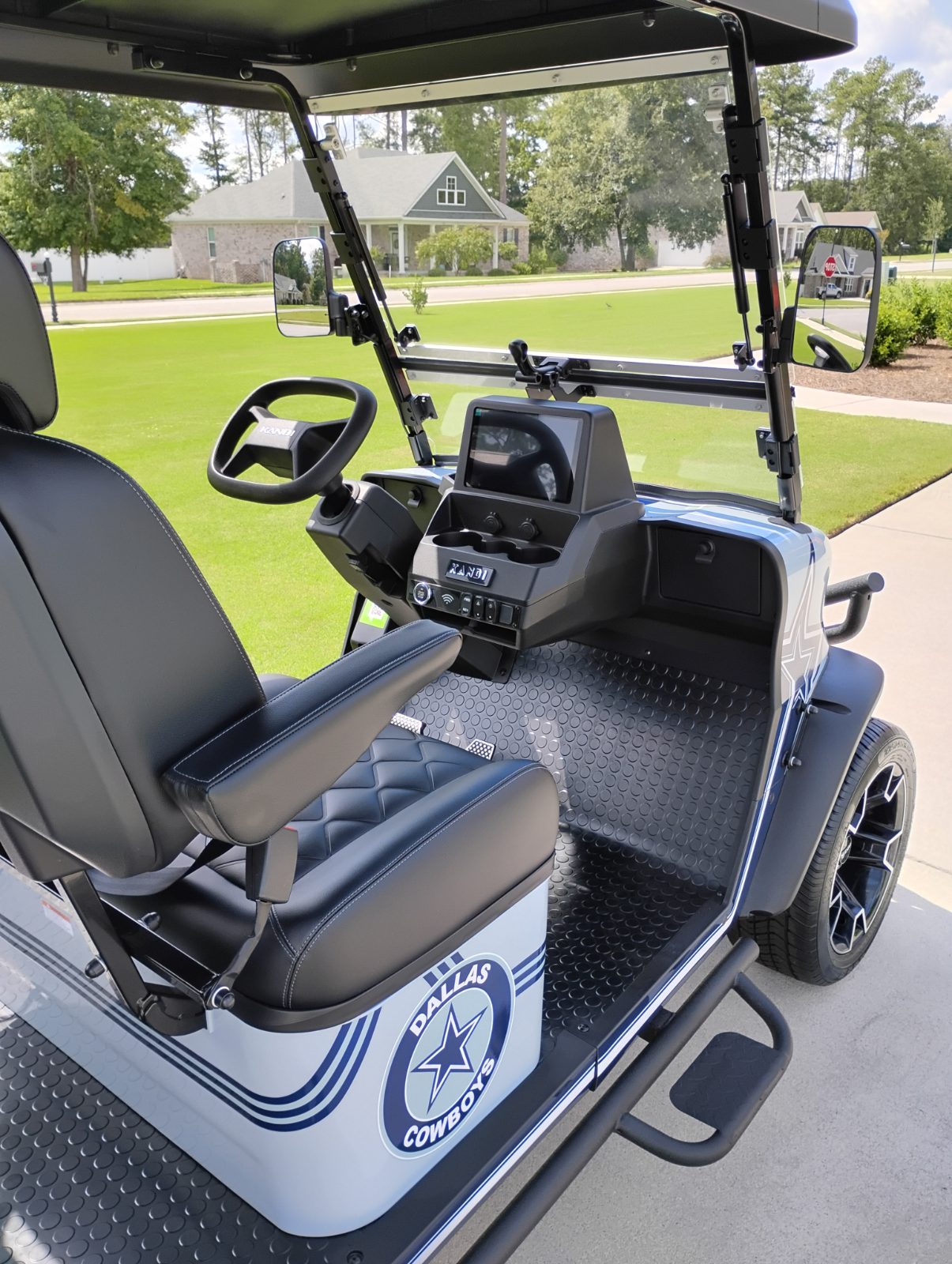 Kandi Golf Cart, Dallas Cowboys Themed - Like New - Guyton, GA, photo 6 of 12