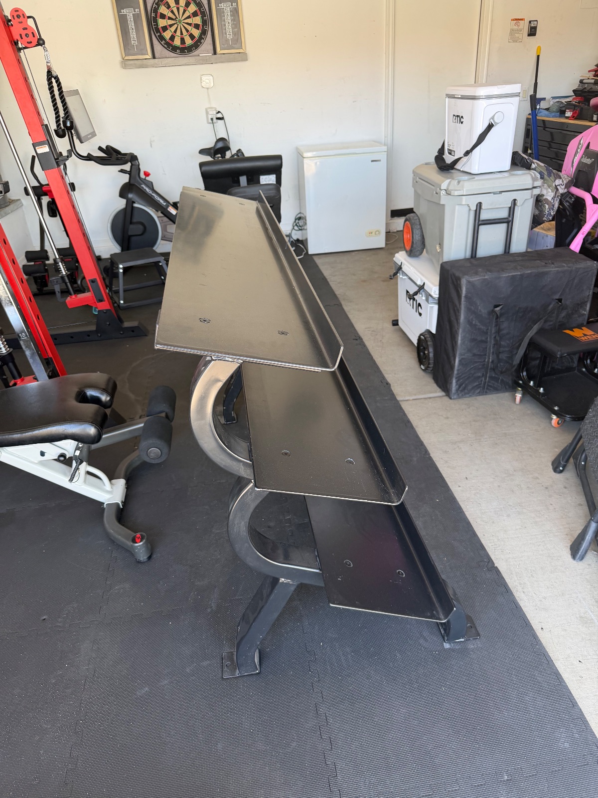 TROY VTX 3-Tier Dumbbell Rack, 240 Lbs - Like New - Sahuarita, AZ, photo 3 of 6