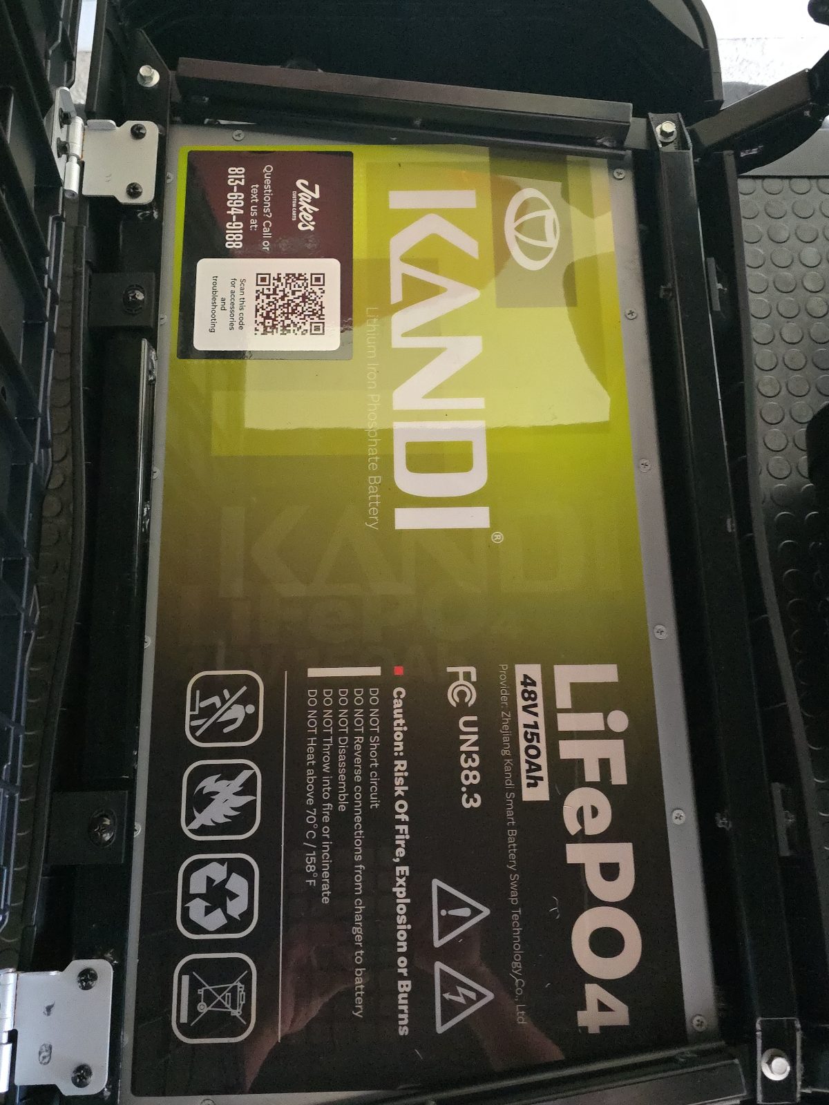 Kandi 48V 150Ah LiFePO4 Battery Pack - New - Moncks Corner, SC, photo 2 of 2