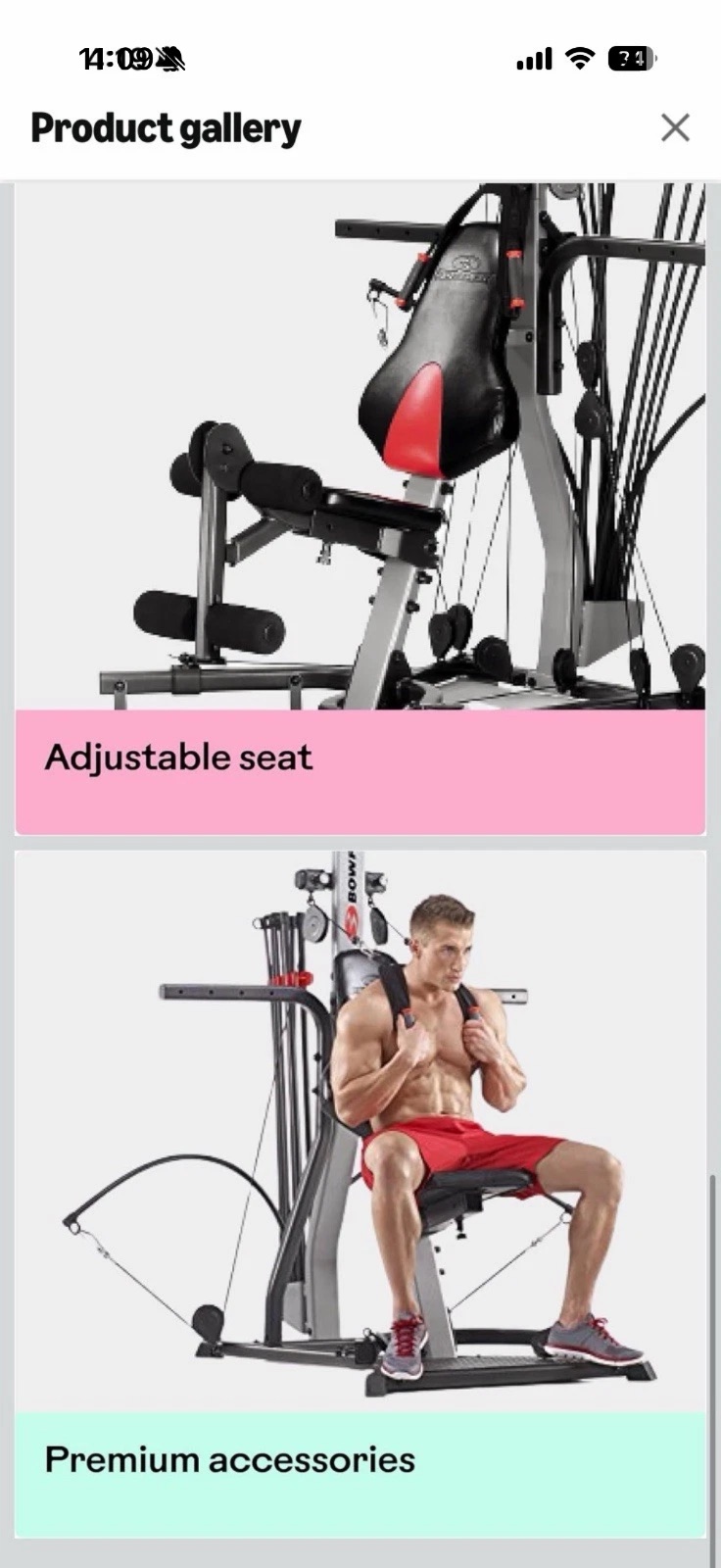 Bowflex Xceed Home Gym, 310 Lb Max Resistance - Like New – Langley Park, MD, photo 2 of 7