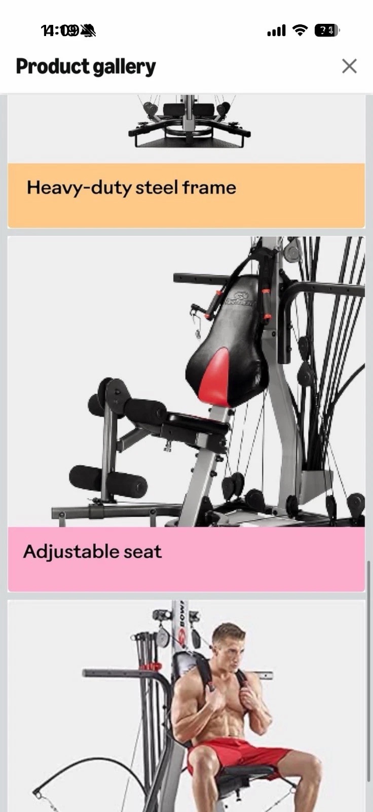 Bowflex Xceed Home Gym, 310 Lb Max Resistance - Like New – Langley Park, MD, photo 3 of 7
