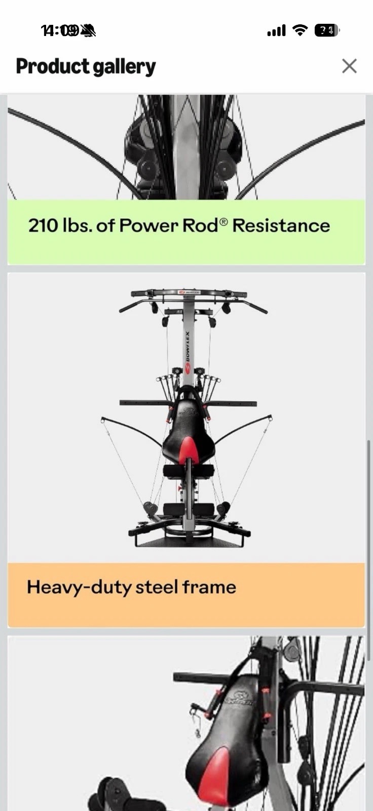 Bowflex Xceed Home Gym, 310 Lb Max Resistance - Like New – Langley Park, MD, photo 4 of 7