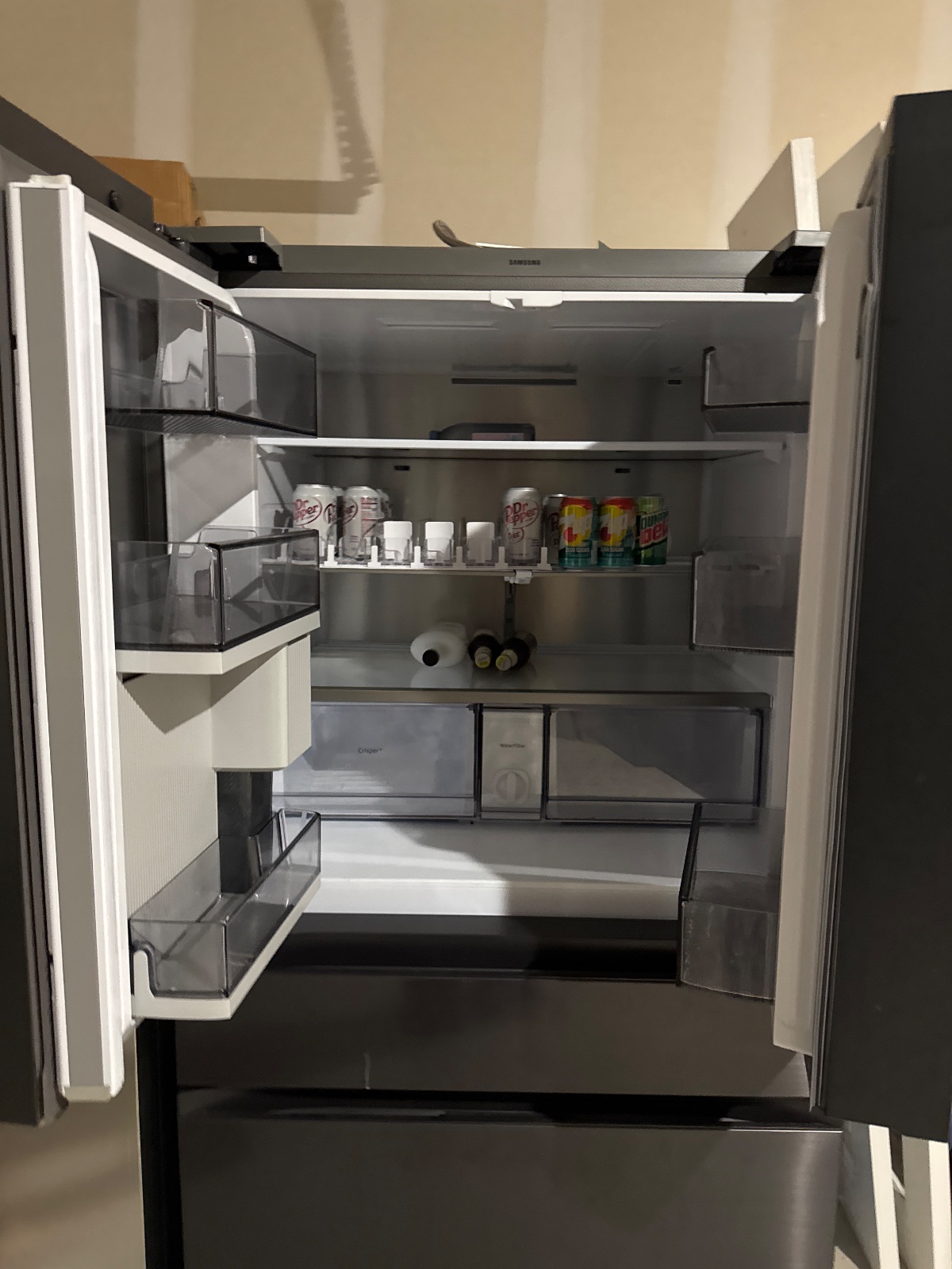 Samsung Black French Door Refrigerator - Good – Haslet, TX, photo 2 of 4