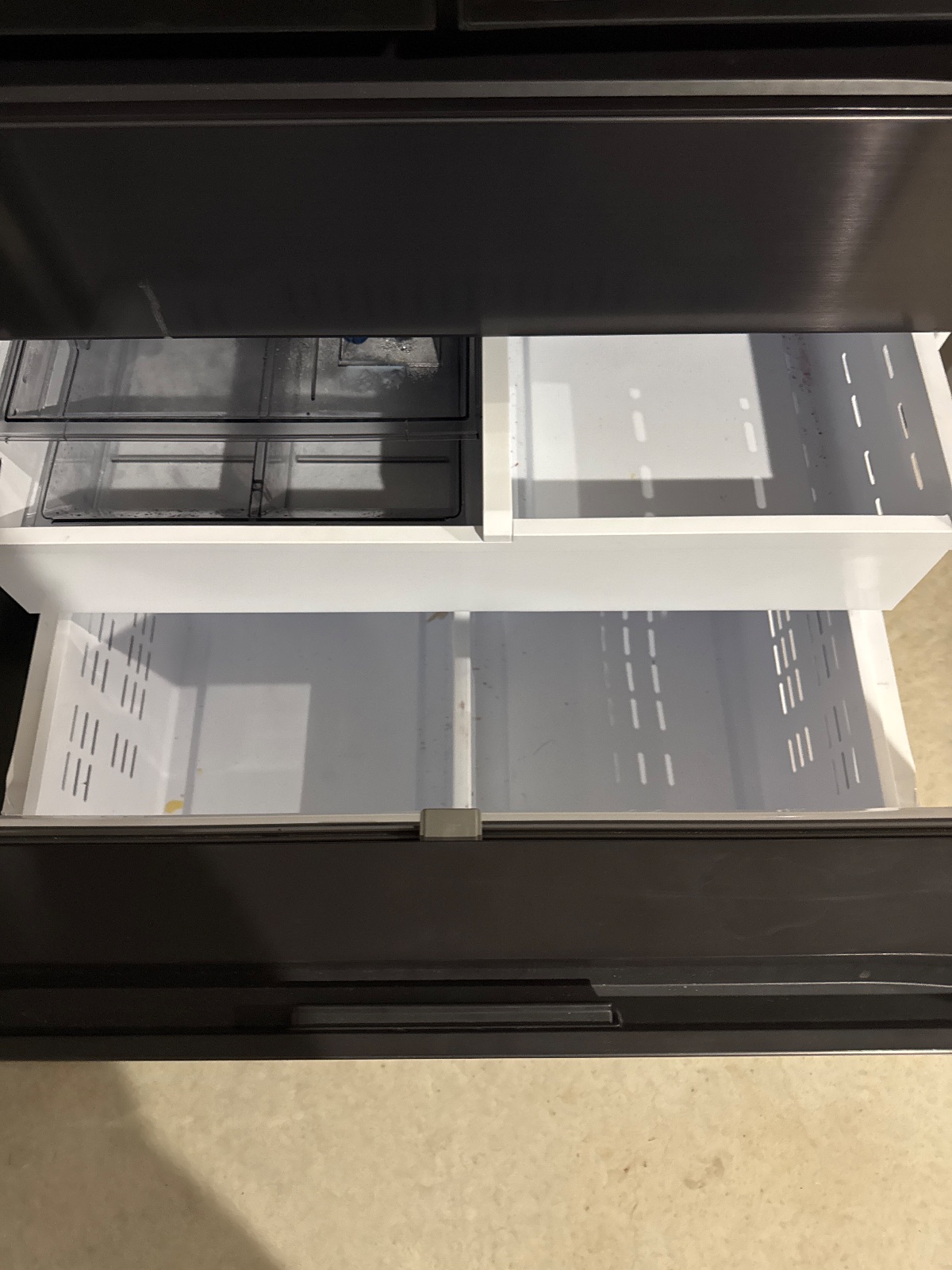 Samsung Black French Door Refrigerator - Good – Haslet, TX, photo 4 of 4