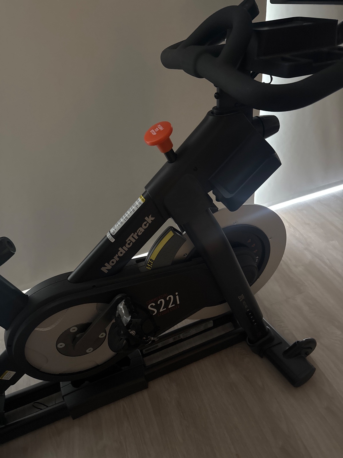 NordicTrack Commercial S22i Studio Cycle, Digital Display - Like New - Miami Beach, FL, photo 2 of 3