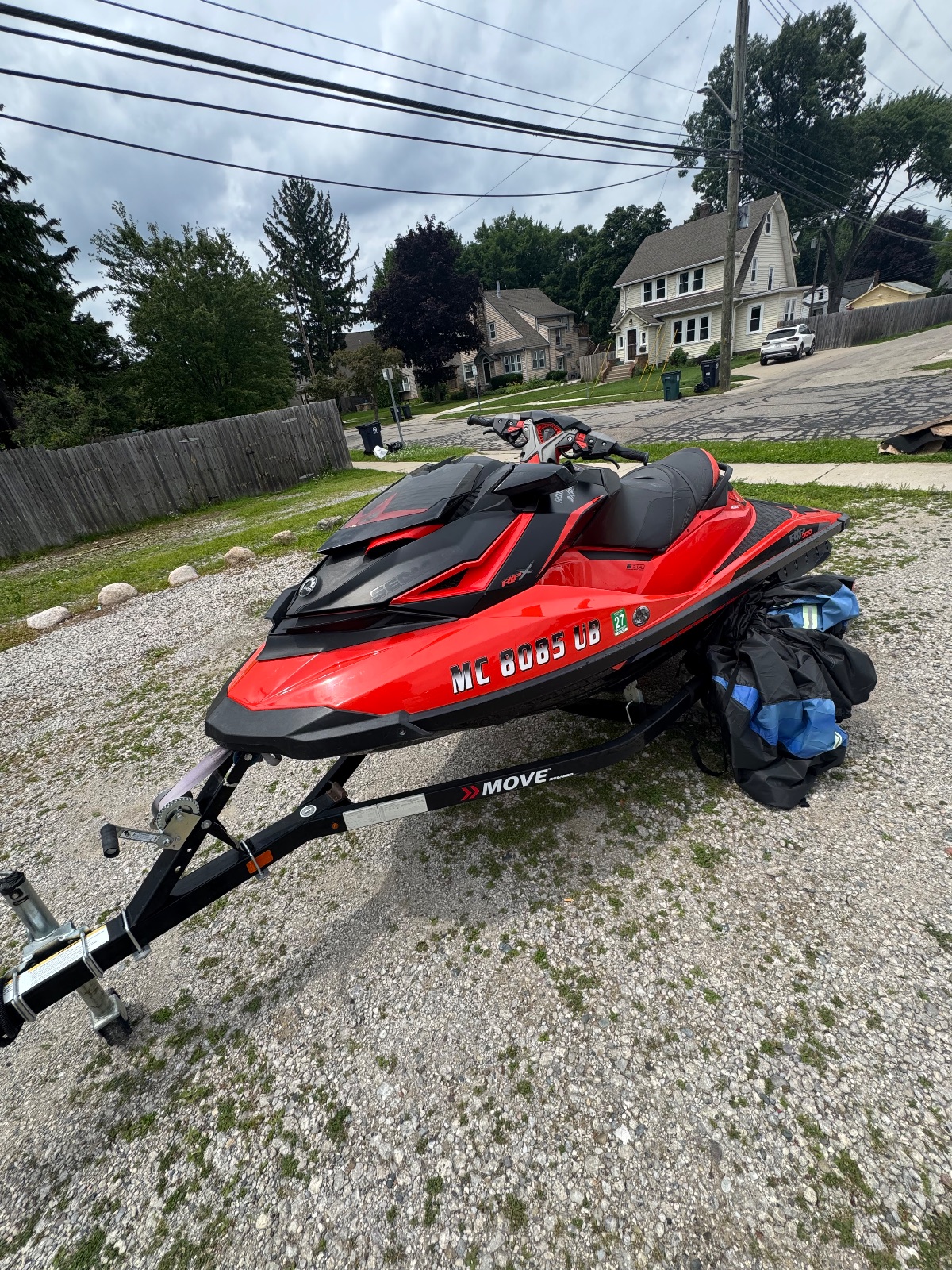 Sea-Doo RXP-X, 84 Hours with Trailer - Good - 2017 – Novi, MI, photo 5 of 6