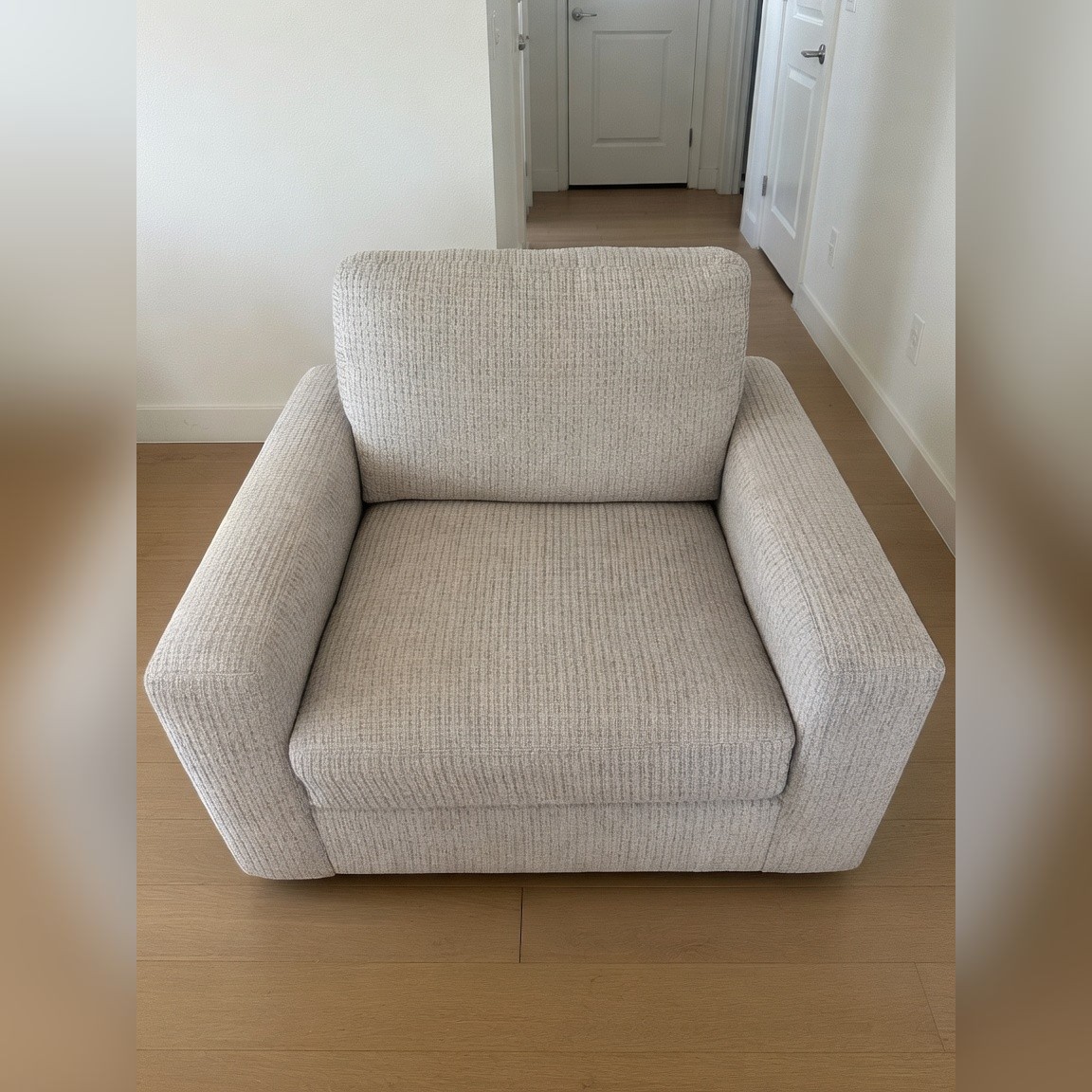 Arhaus Loveseat, Light Gray Fabric - Like New – Boulder, CO