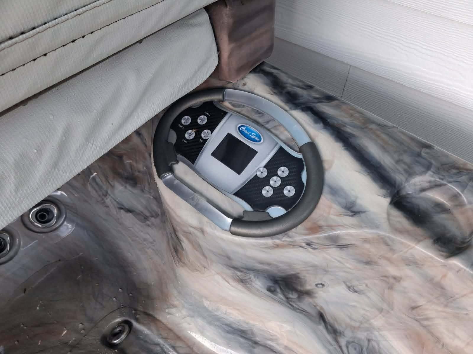 Coast Spas Hot Tub, Faux Stone Exterior - Like New – Ochlocknee, GA, photo 3 of 5