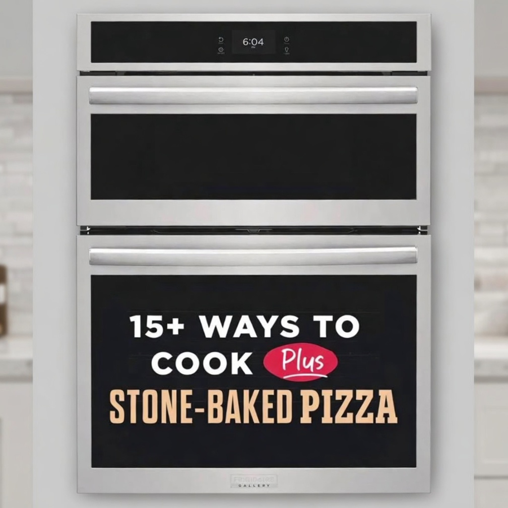 Gallery 30" Electric Oven Combination Microwave with Stone-Baked Pizza Built in GCWM3070AF - New