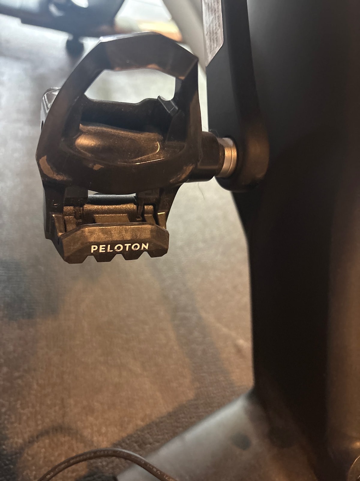 Peloton Bike, Includes Shoes Mat and Weights - Excellent – Beaverton, OR, photo 6 of 7