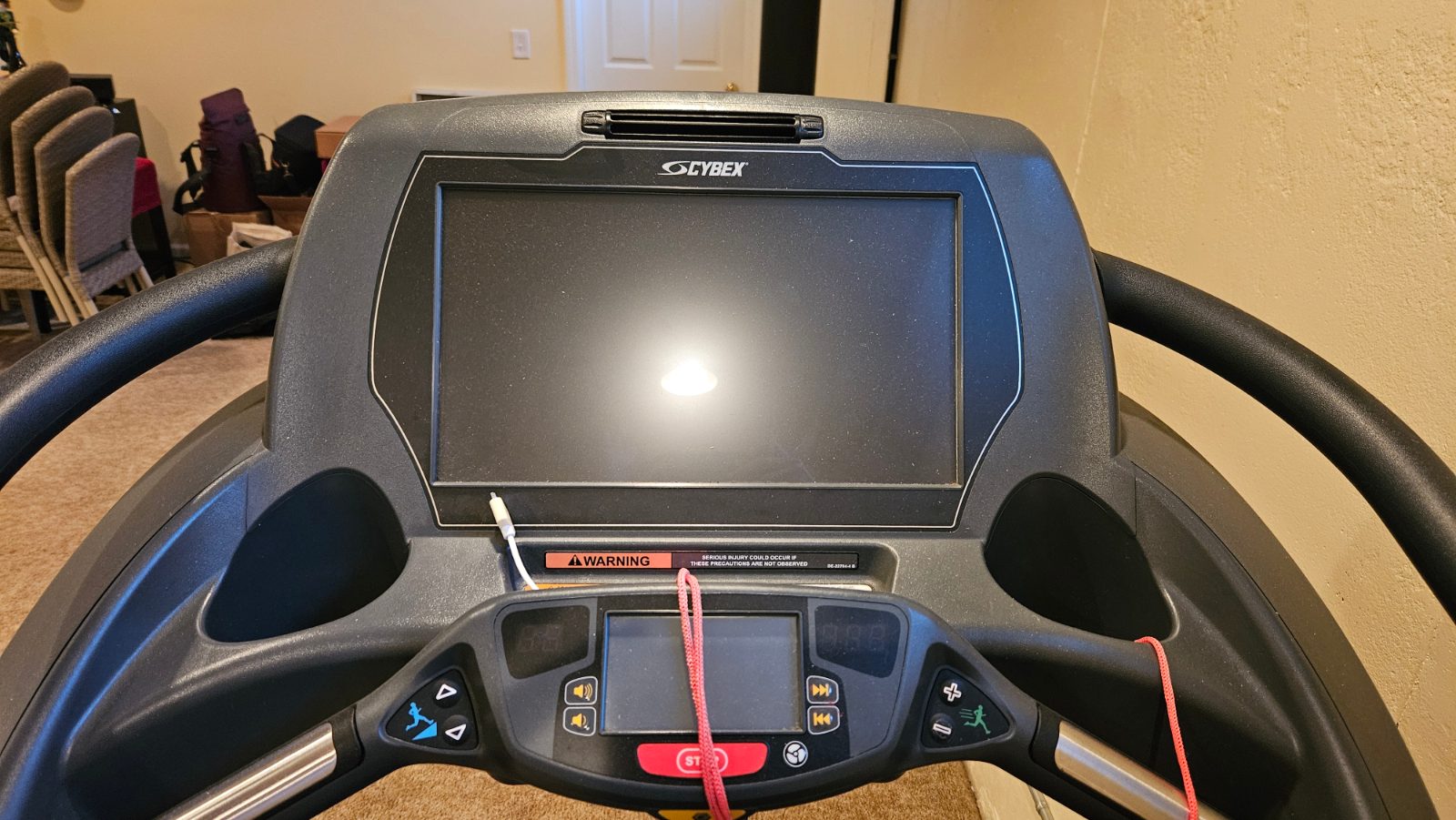 Cybex Motorized Foldable Treadmill - Good - 2012 - Hamilton Township, NJ, photo 3 of 5