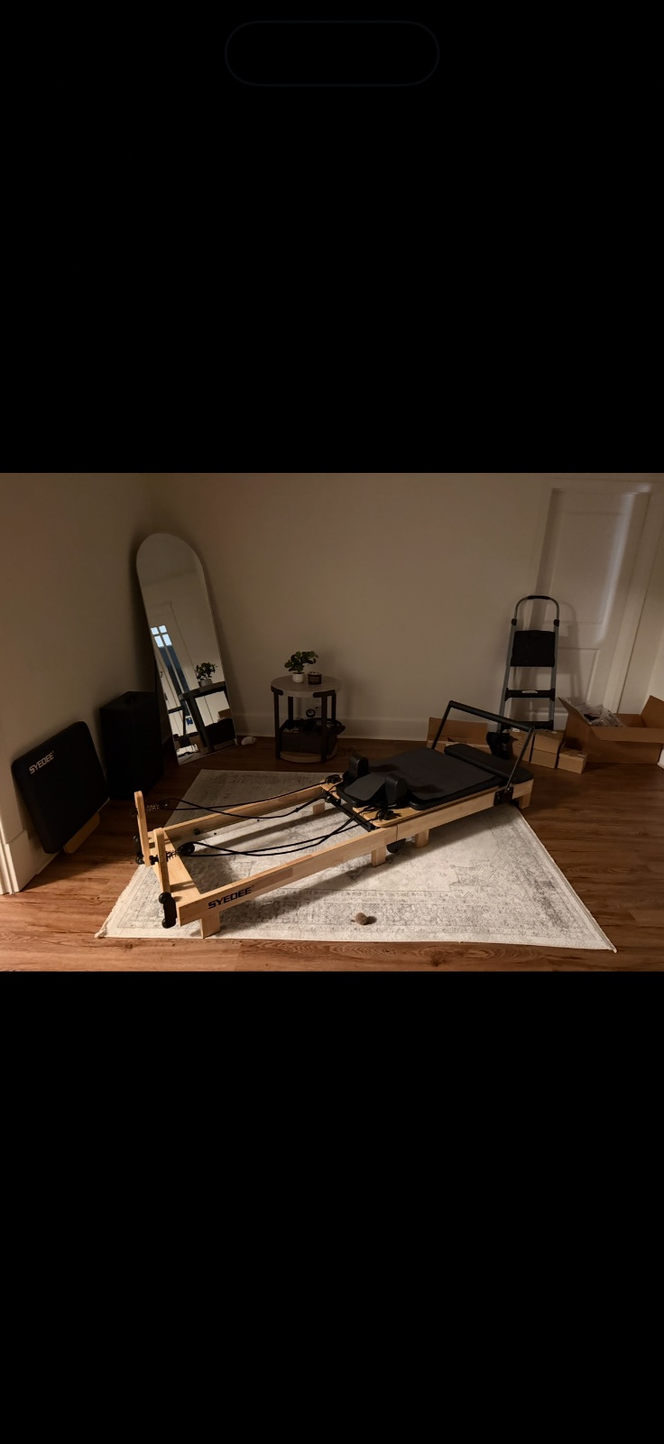 SYEDEE Pilates Reformer, Wooden Frame - Like New – Nashville, TN, photo 4 of 4