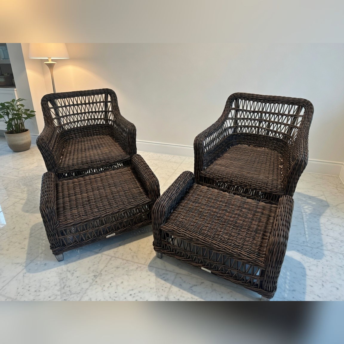 Janus Et Cie Arbor Lounge Chairs and Ottoman - Good - Jupiter, FL