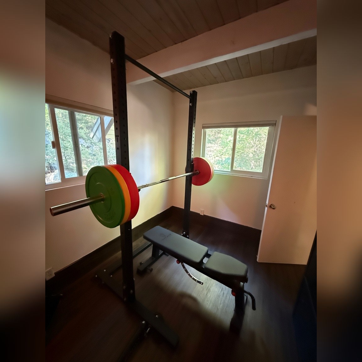 Titan Squat Rack, With Barbell and Plates - Like New – Forest Falls, CA