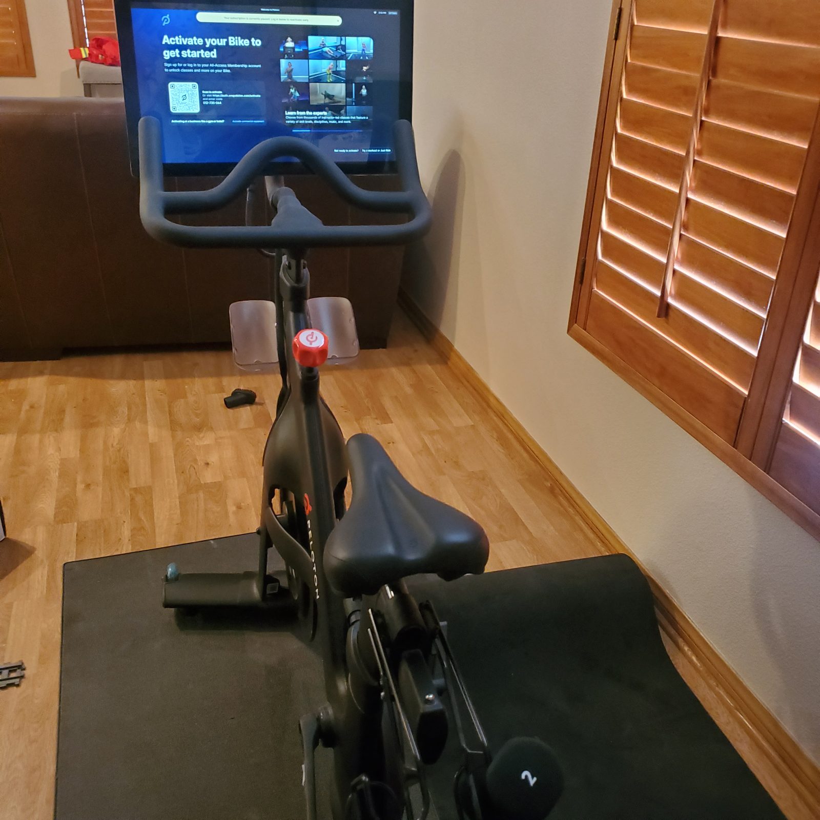 Peleton Bike, Mat - Excellent - Las Vegas, NV, photo 5 of 6