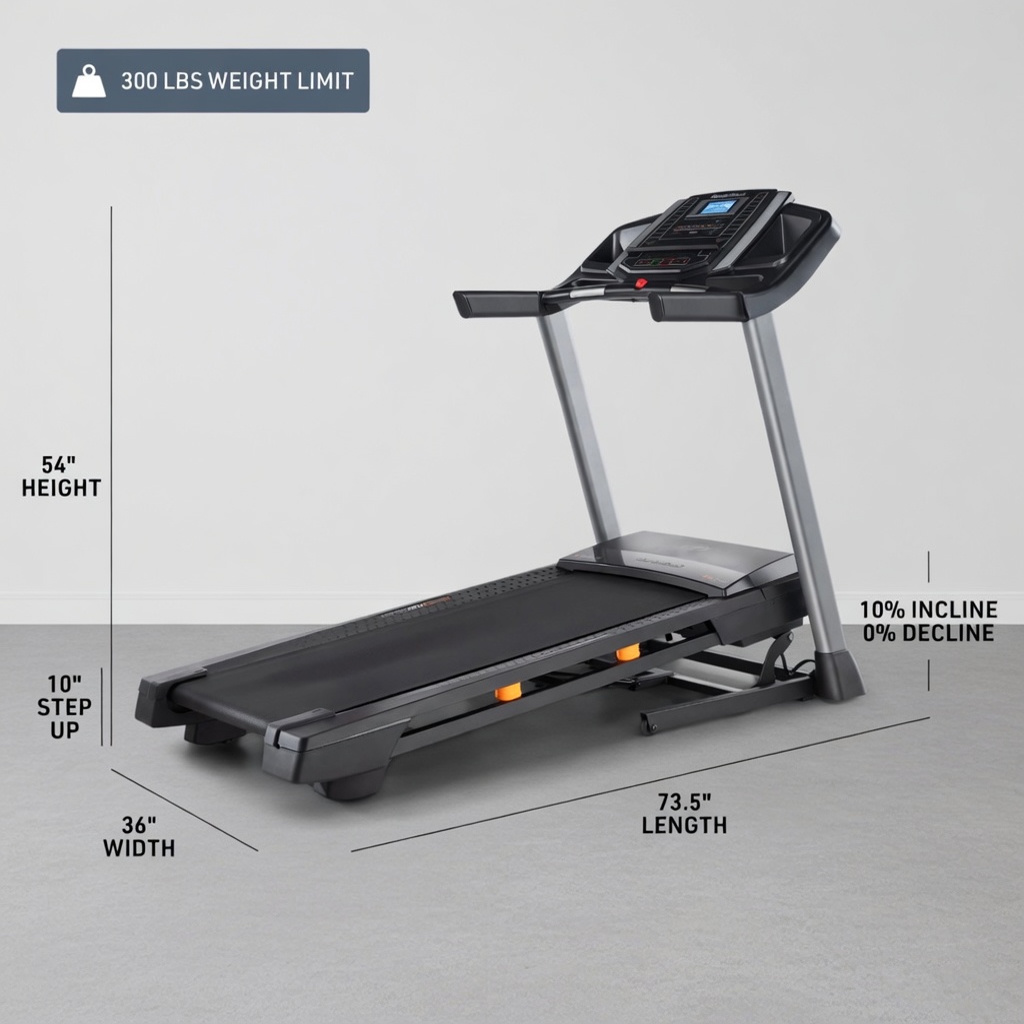 NordicTrack Treadmill, 300 Lb Capacity - Like New – Pike County, PA