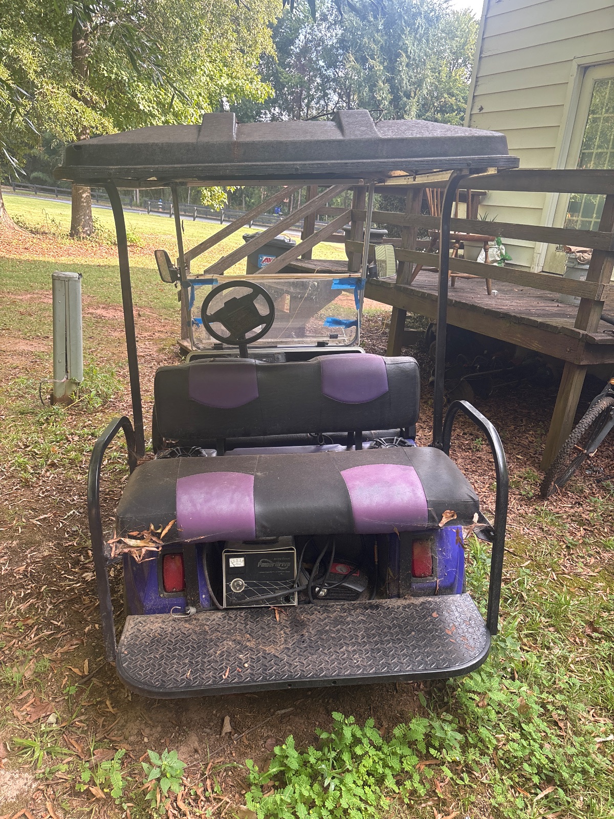 Club Car Golf Cart, Blue Body - Fair - Peachtree City, GA, photo 2 of 3