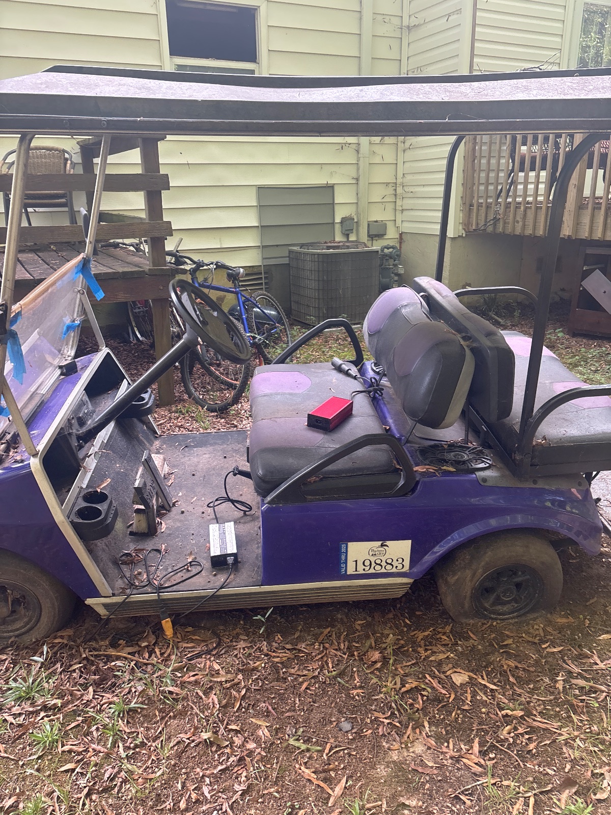 Club Car Golf Cart, Blue Body - Fair - Peachtree City, GA, photo 3 of 3