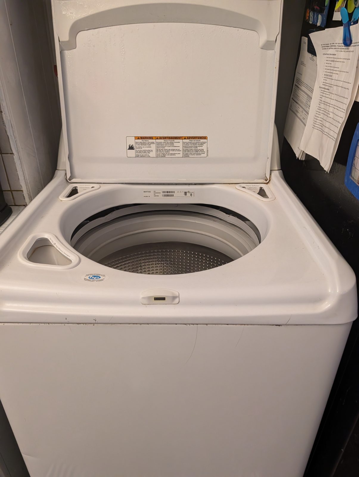 Maytag Bravo XL Commercial Washer - Good - Brooklyn, NY, photo 6 of 6