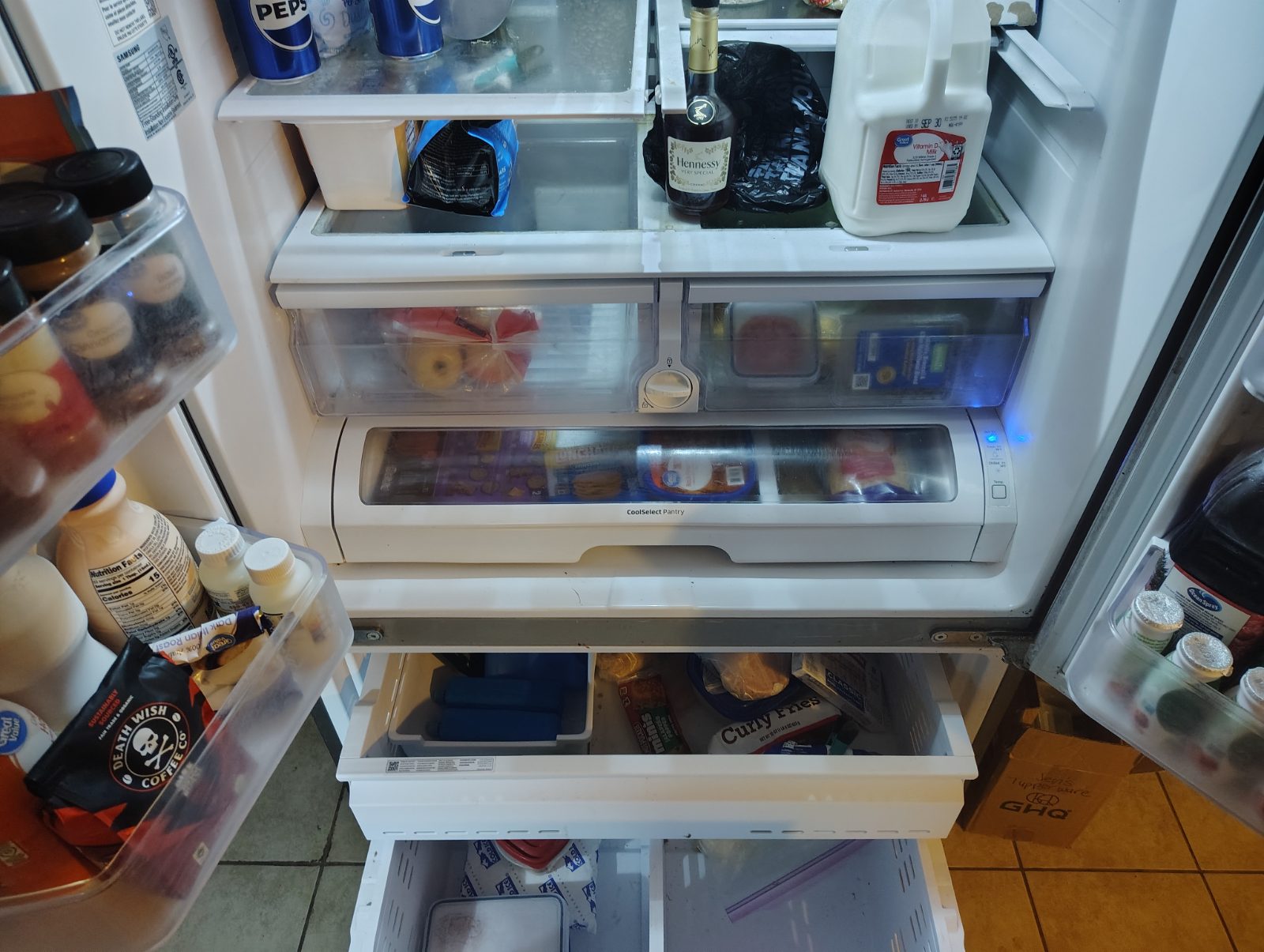 Samsung Refrigerator, Stainless Steel - Good - Fresno, CA, photo 2 of 3