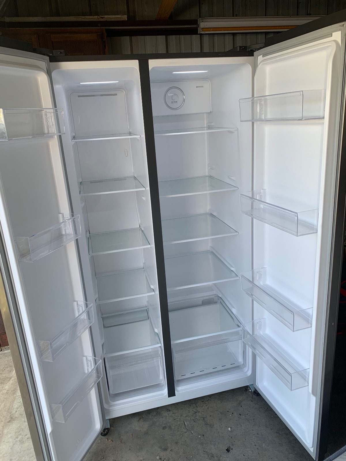 Side-by-Side Stainless Steel Refrigerator - Like New – Coupland, TX, photo 2 of 3