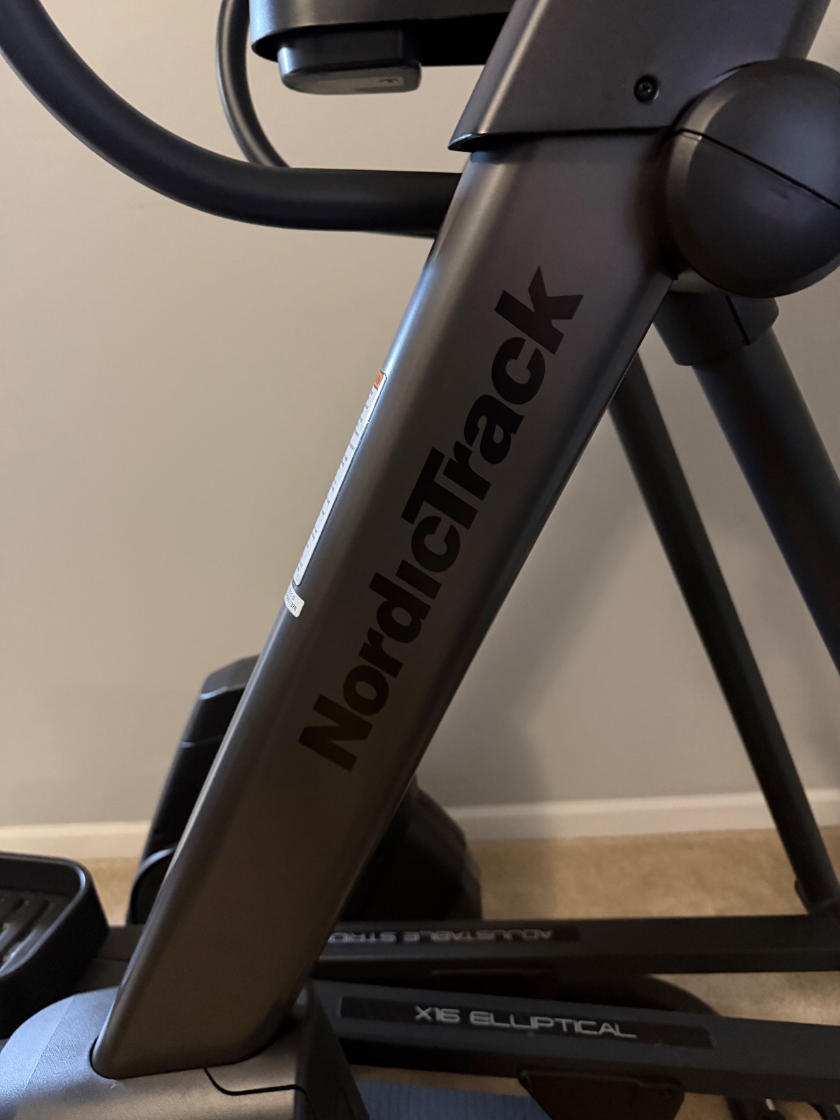 Nordic Track X16 Elliptical With 16" Touchscreen and 26 Resistance Levels - Like New - Charleston, SC, photo 5 of 7