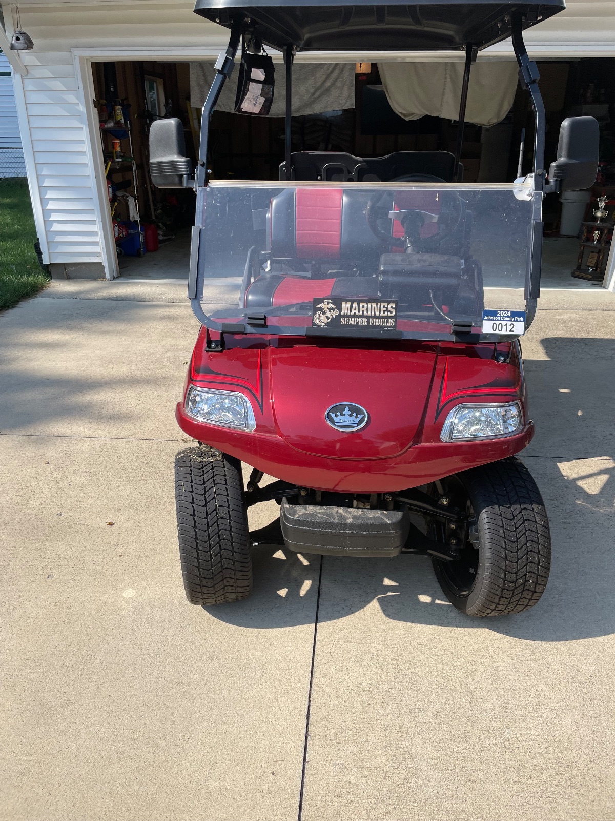 Evolution Classic 4 Plus Golf Cart, Red Lithium-Ion - Like New - Greenwood, IN, photo 2 of 3