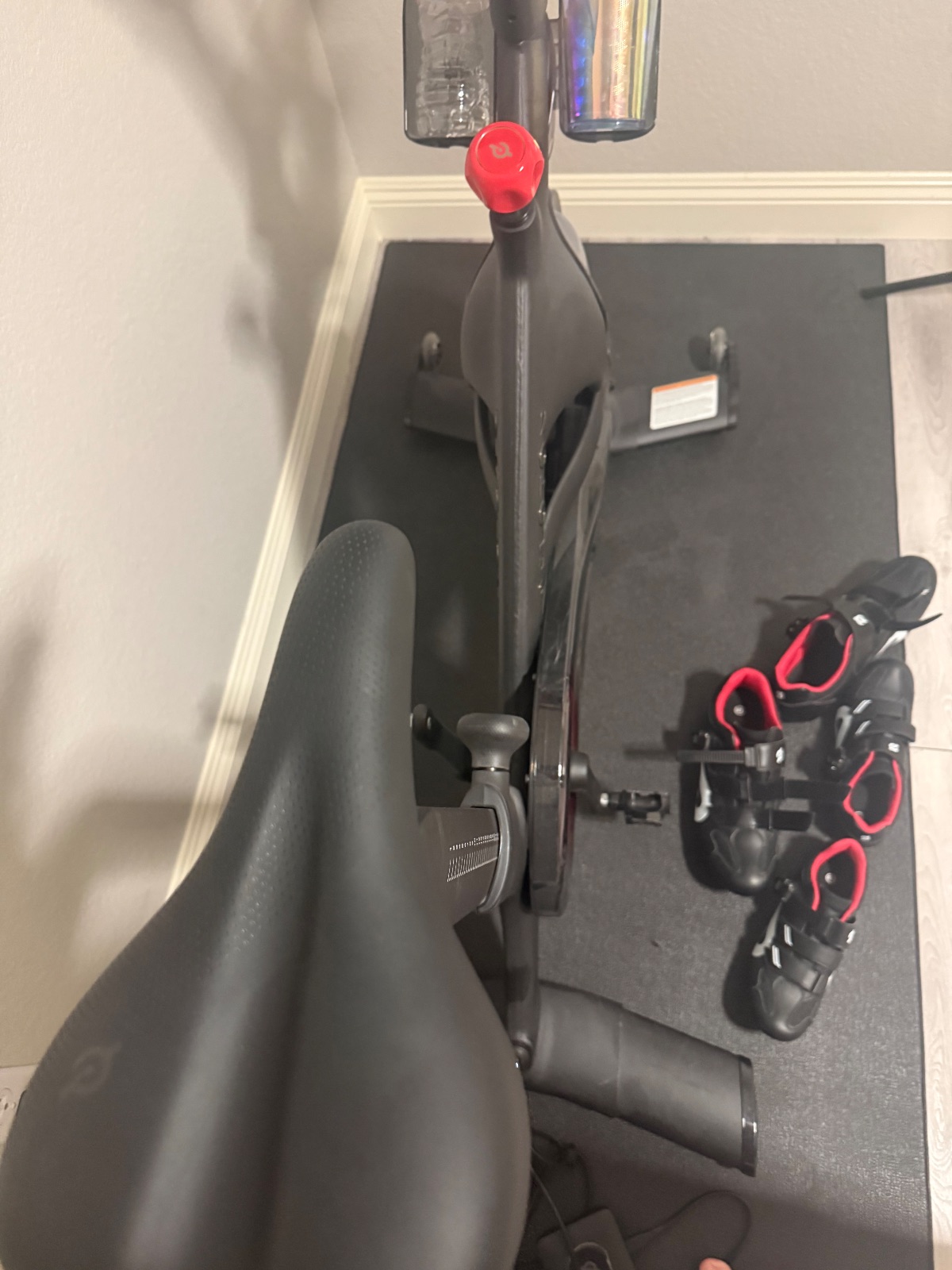 Peloton Bike+ Includes Mat and Shoes - Excellent - Las Vegas, NV, photo 3 of 5