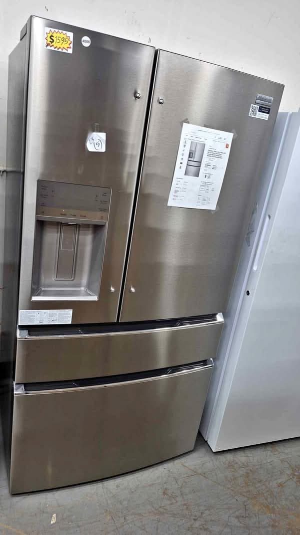 Stainless Steel French Door Refrigerator, Ice Maker, Counter Depth - New, photo 5 of 5