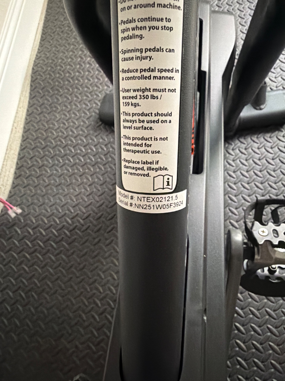 NordicTrack S22i Bike - New - Denton, TX, photo 3 of 4