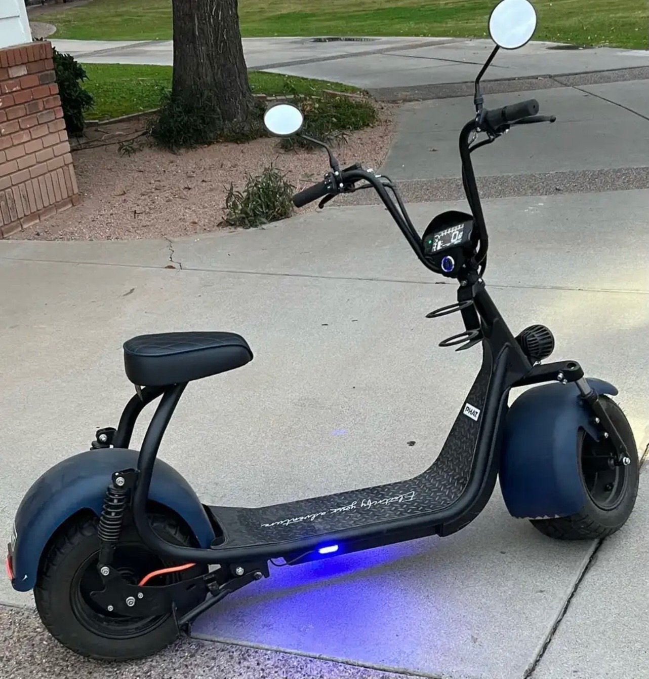 Phat Electric Scooter, 68 Miles, LED Lights - Like New – Phoenix, AZ, photo 4 of 6