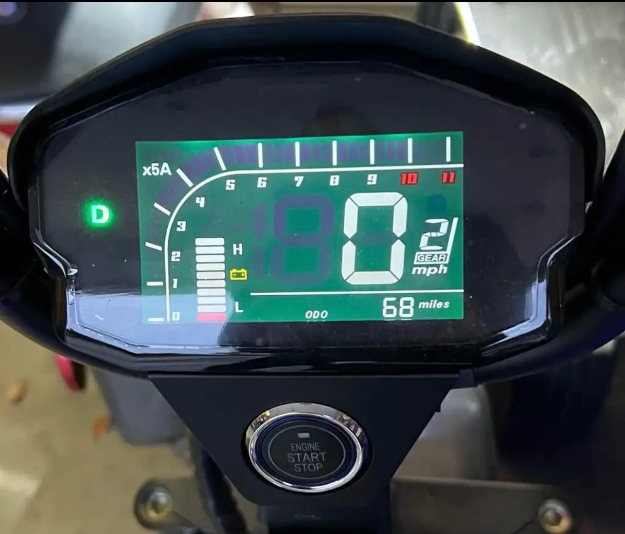 Phat Electric Scooter, 68 Miles, LED Lights - Like New – Phoenix, AZ, photo 5 of 6