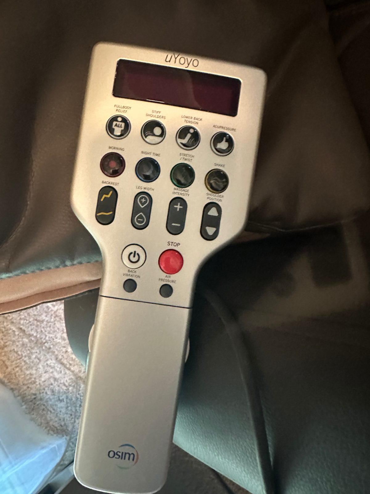 Osim Massage Chair, Black Faux Leather with Remote - Good – Winder, GA, photo 2 of 5