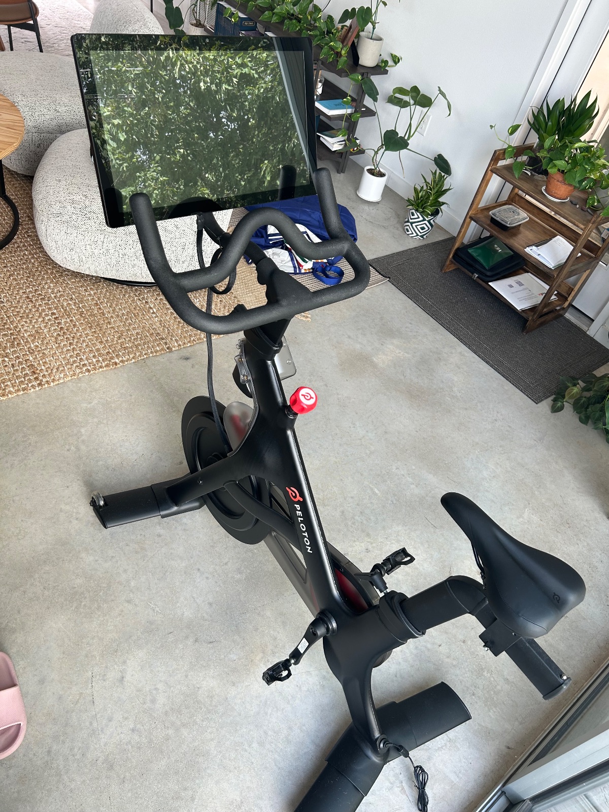 Peloton Bike, Black Finish - Like New - Austin, TX, photo 3 of 5