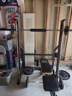 Home Strength Gym Equipment, Squat Rack Bench and Bars - Good, photo 5 of 7