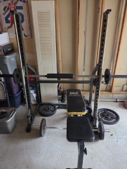 Home Strength Gym Equipment, Squat Rack Bench and Bars - Good, photo 6 of 7