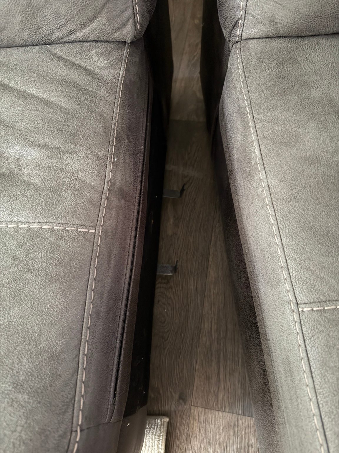 Comfortable Brown L-Shaped Sectional Deep Seats, 2 Pieces - Good - Atlanta, GA, photo 3 of 7