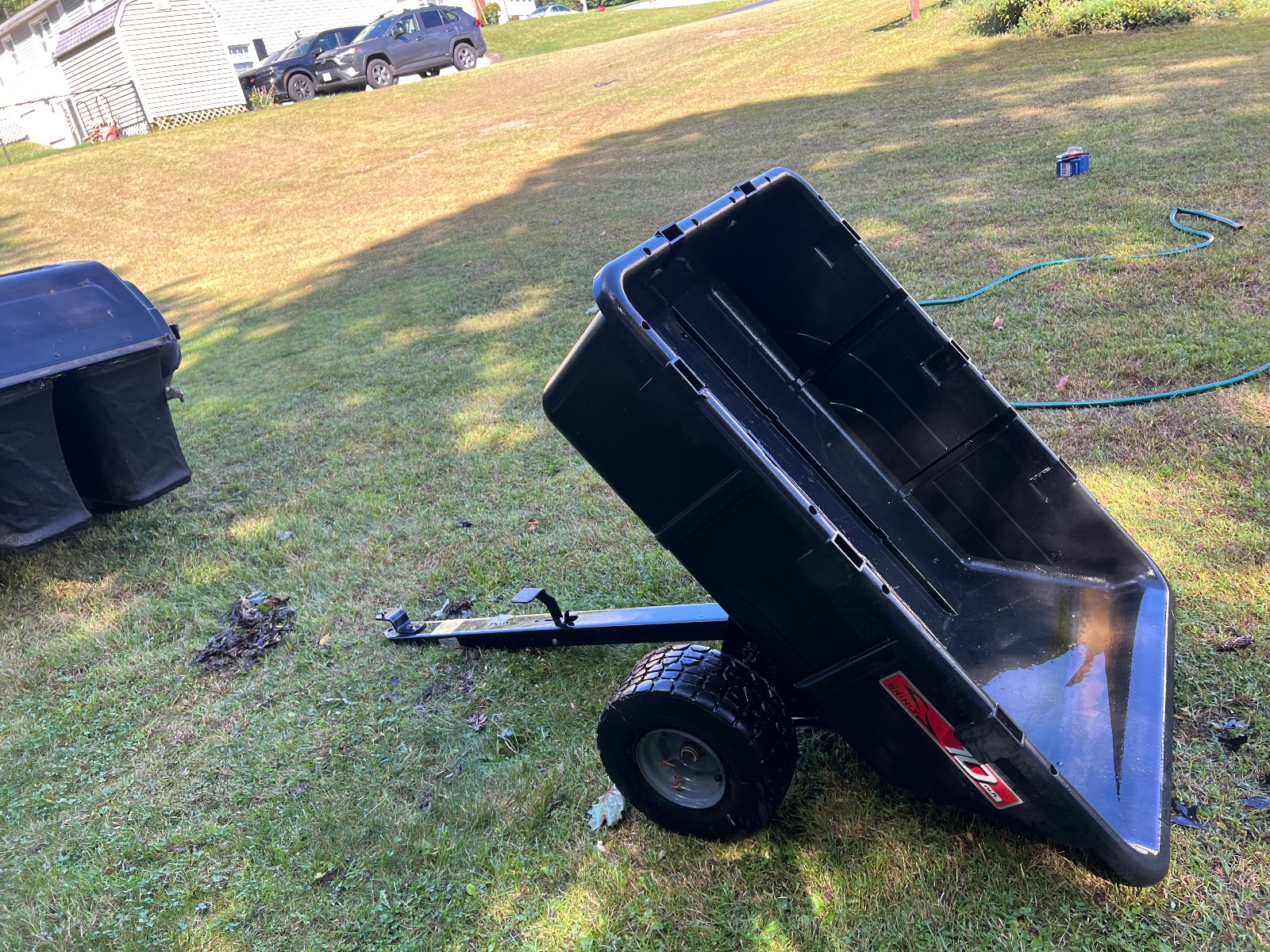 Cub Cadet XT1 LT42 Riding Mower, Bagger and Trailer - Good - 2018 - Auburn, MA, photo 2 of 8